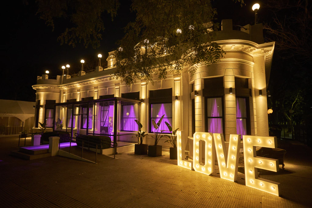 Jano’s Puerto Madero Boutique iluminado para una fiesta